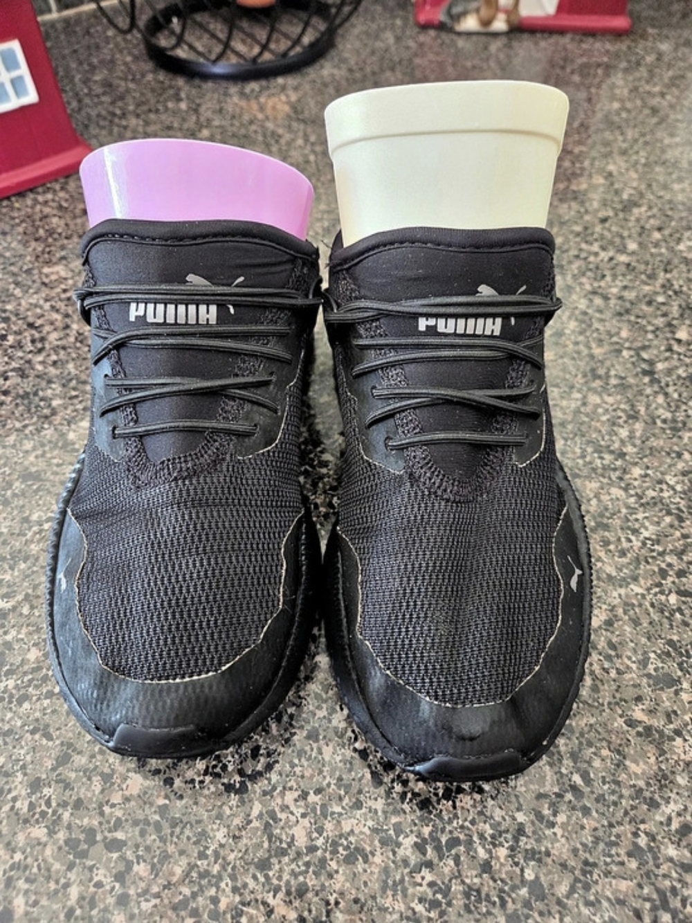 Puma Softride Enzo Evo Black Kids Sneakers